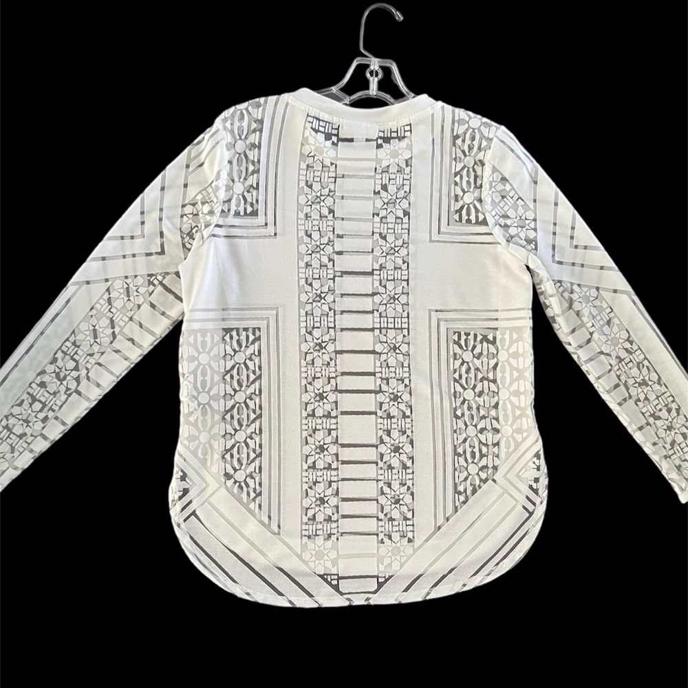Bar III Geometric Tunic - Picture 2 of 6